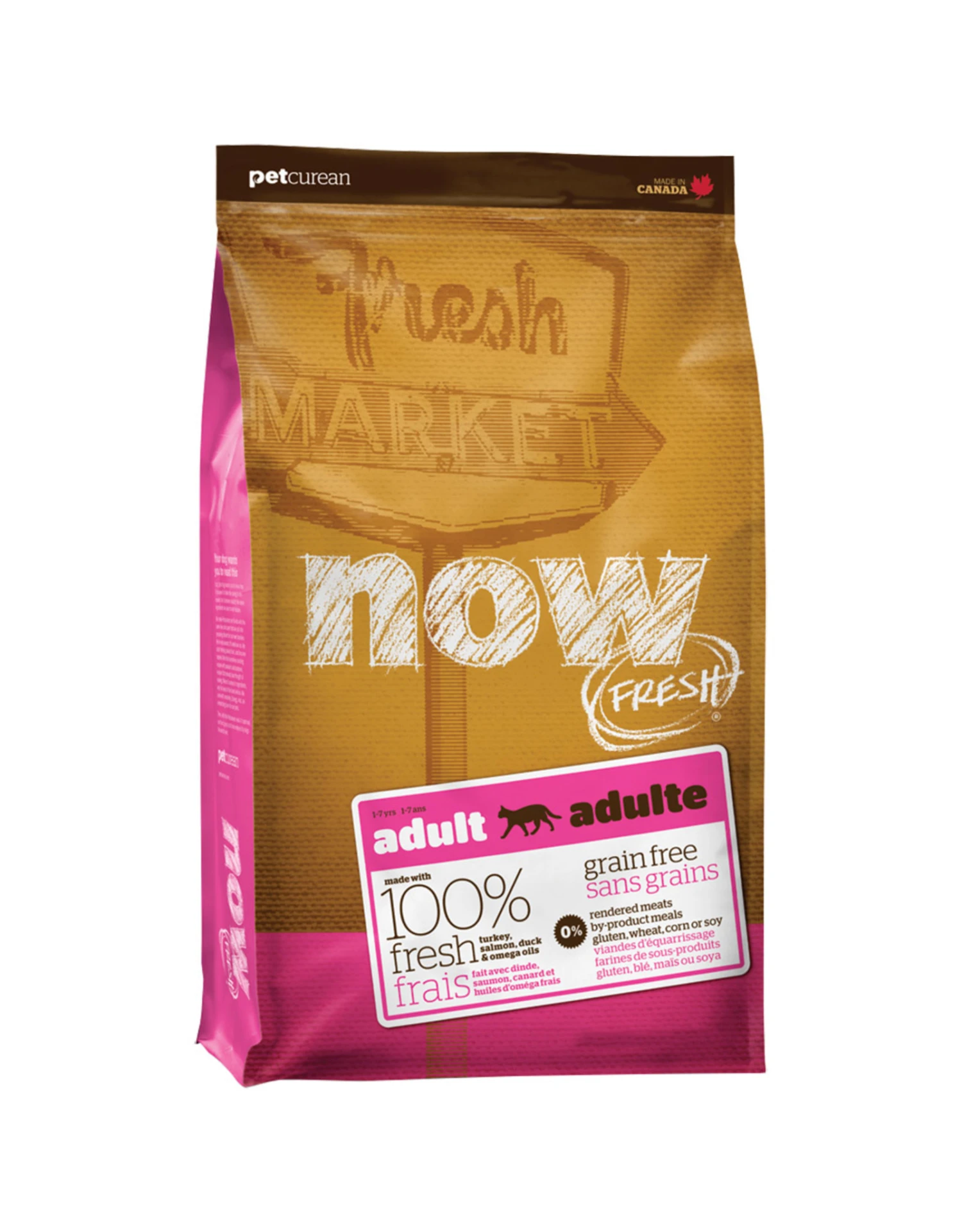 Petcurean NOW Turkey Salmon & Duck Adult - Cat 3 Petcurean NOW Turkey Salmon & Duck Adult - Cat