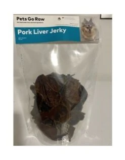 Pets Go Raw Pork Liver Jerky - Single