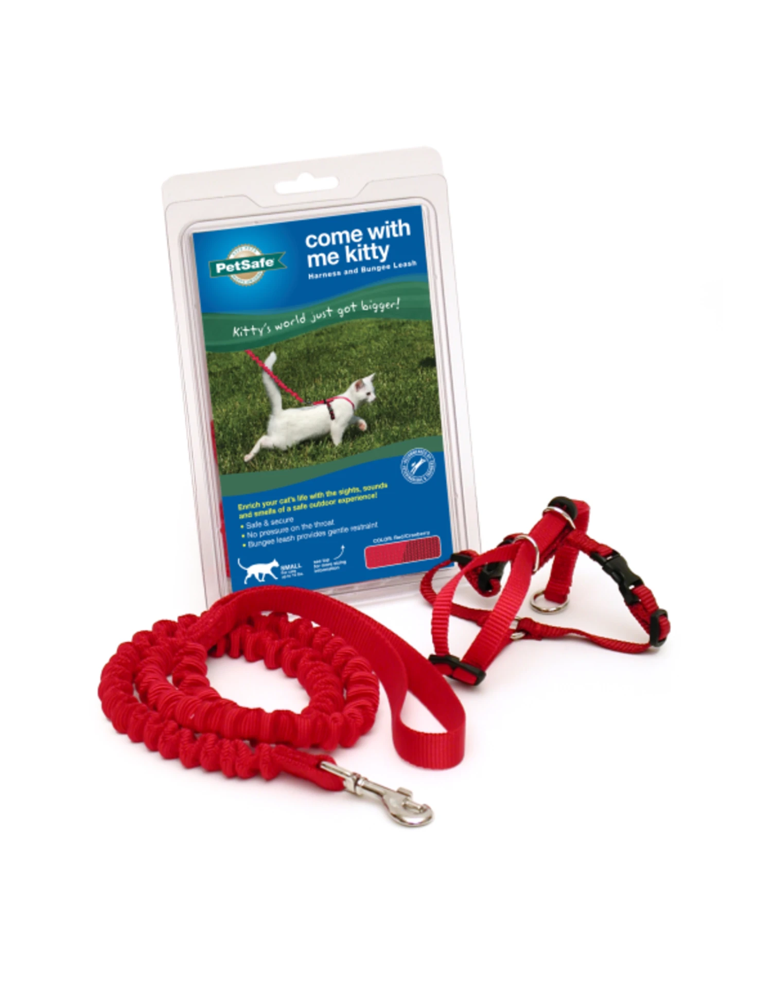 PetSafe Come With Me Kitty Harness & Bungee Leash 4 PetSafe Come With Me Kitty Harness & Bungee Leash - Image 2
