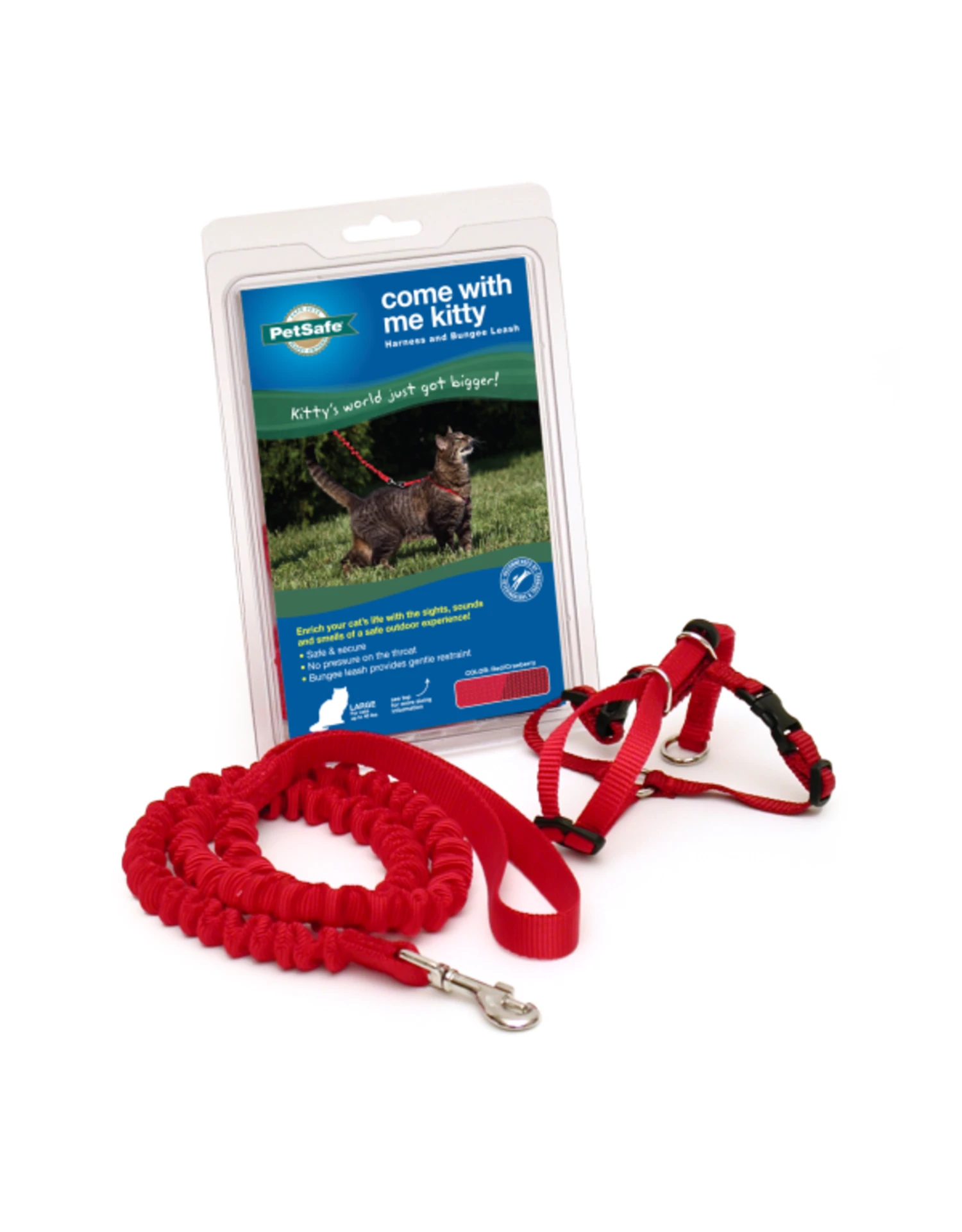 PetSafe Come With Me Kitty Harness & Bungee Leash 3 PetSafe Come With Me Kitty Harness & Bungee Leash