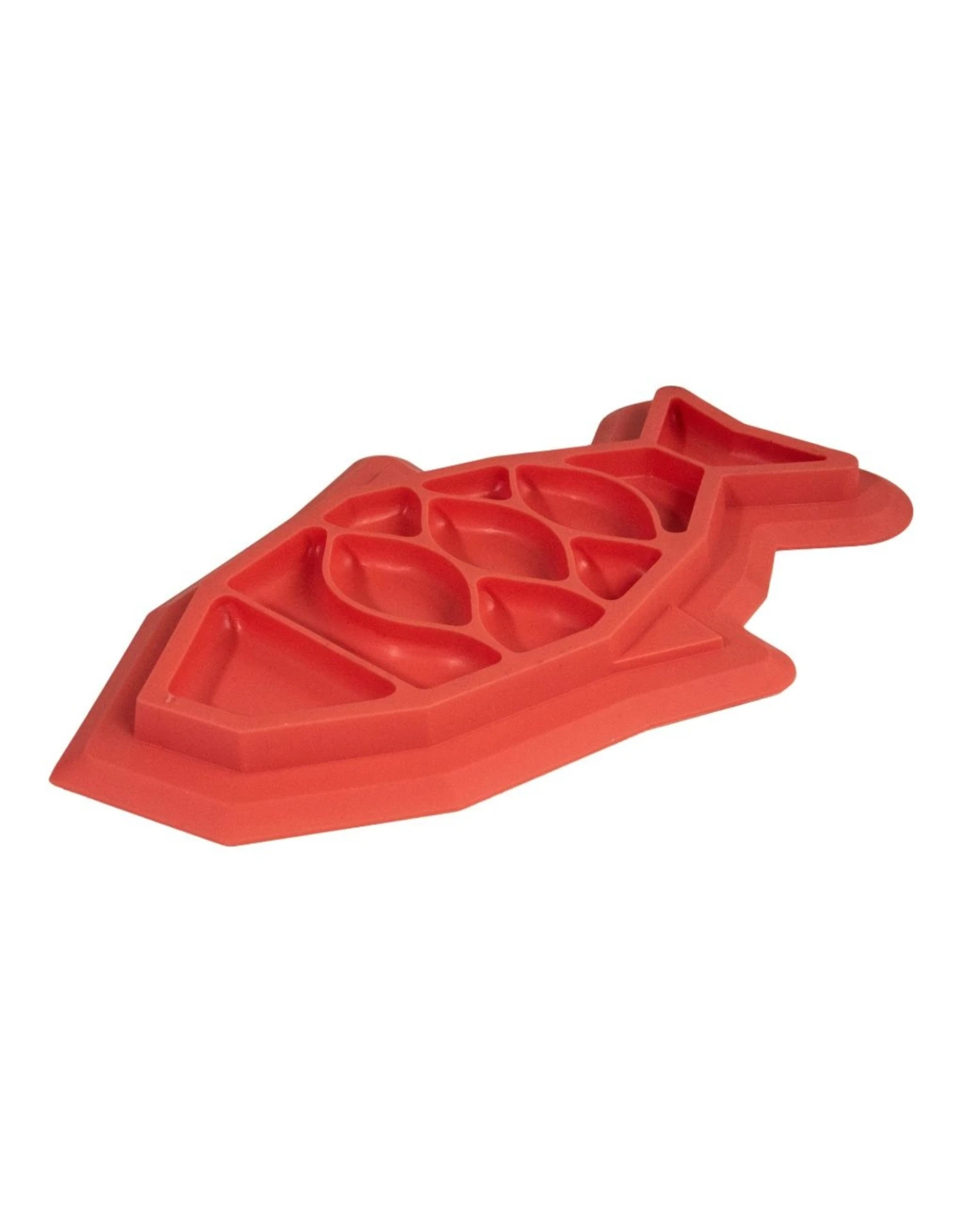 Petstages Fishie Fun Feed Mat Pink 4 Petstages Fishie Fun Feed Mat Pink - Image 2