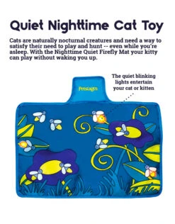 Petstages Flashing Firefly Mat Purple -Quality Pet Supply Store petstages flashing firefly mat purple 2