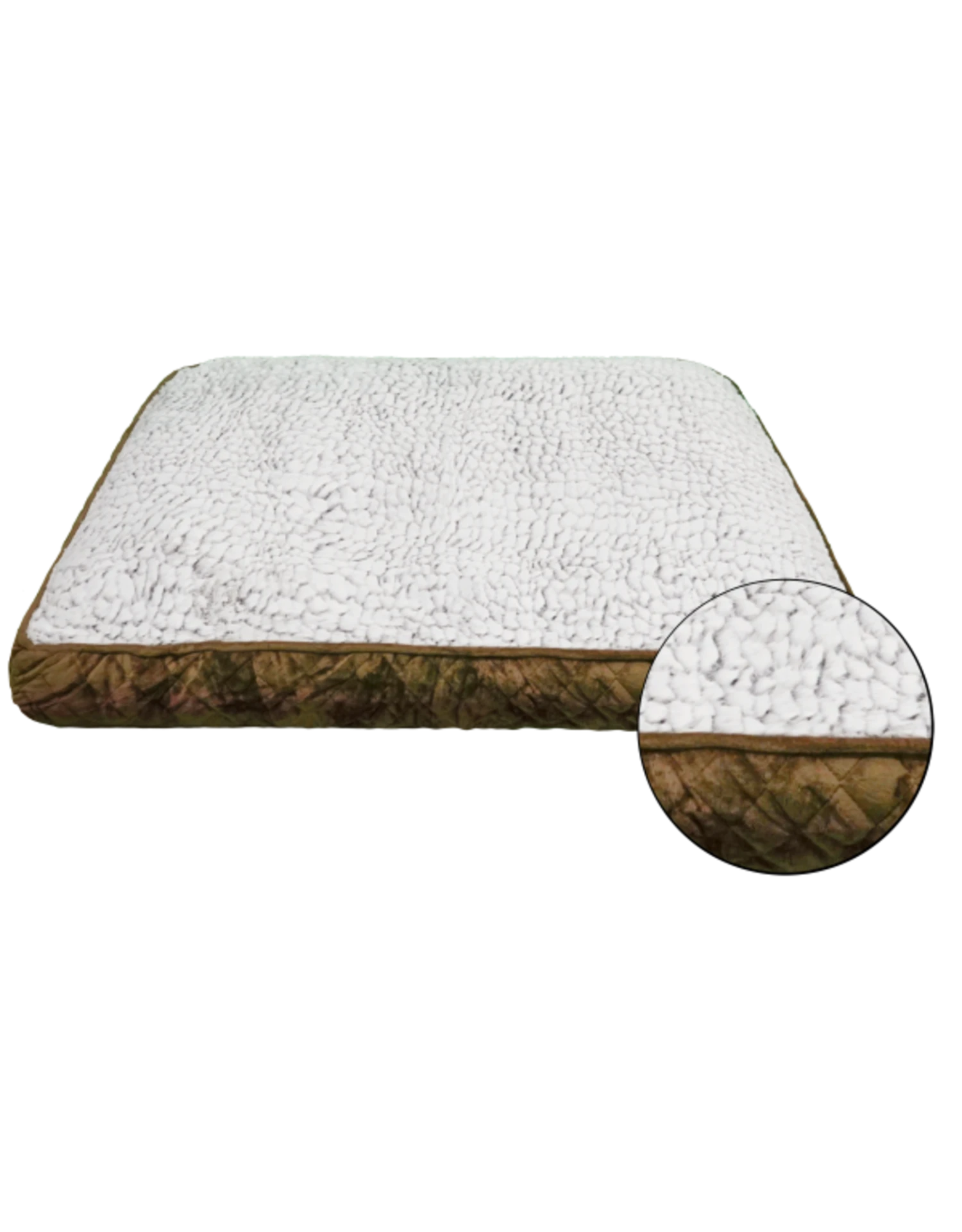 Pure Comfort Accented Napper Bed 30" X 40" Brown 3 Pure Comfort Accented Napper Bed 30" X 40" Brown