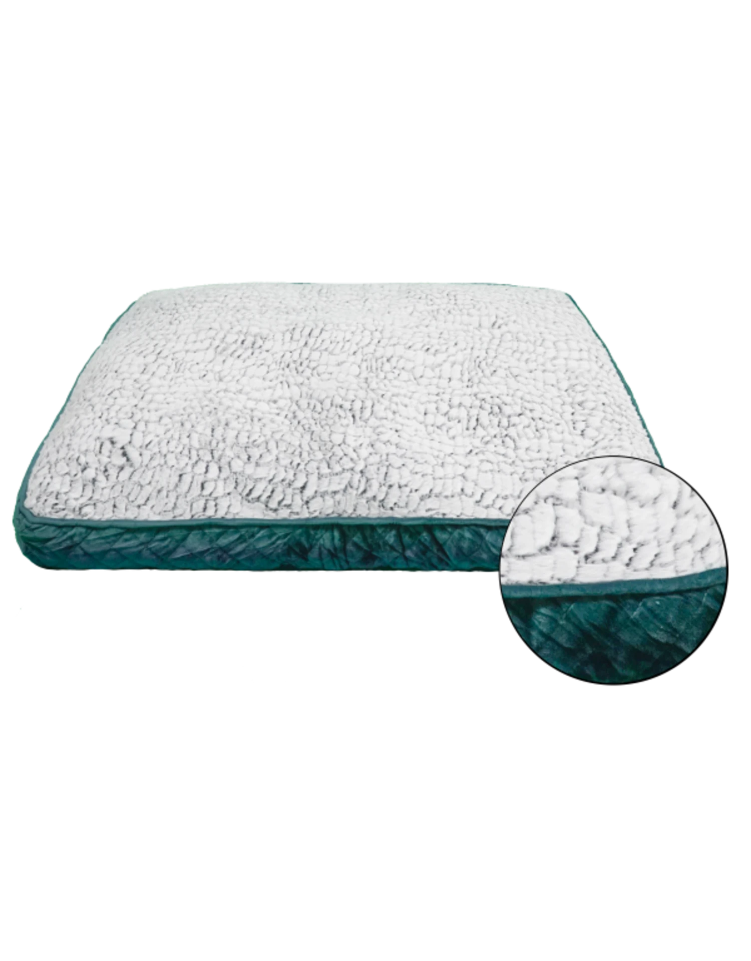 Pure Comfort Accented Napper Bed 30"x40" Teal 3 Pure Comfort Accented Napper Bed 30"x40" Teal