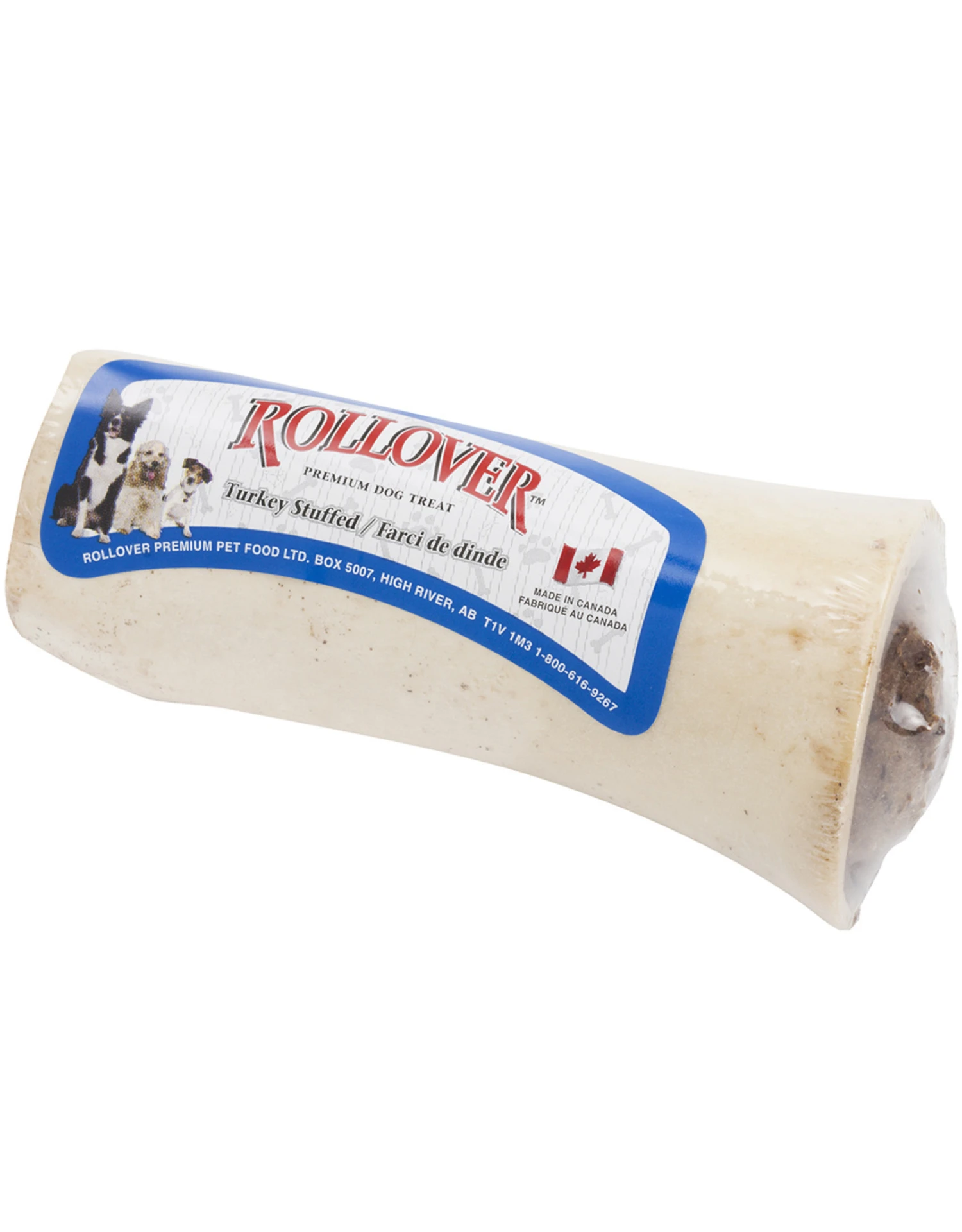 Rollover Turkey Stuffed Bone Small 3 Rollover Turkey Stuffed Bone Small