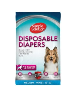 Simple Solutions Disposable Female Diapers 12PK -Quality Pet Supply Store simple solutions disposable female diapers 12pk 2