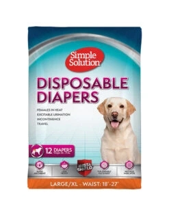 Simple Solutions Disposable Female Diapers 12PK