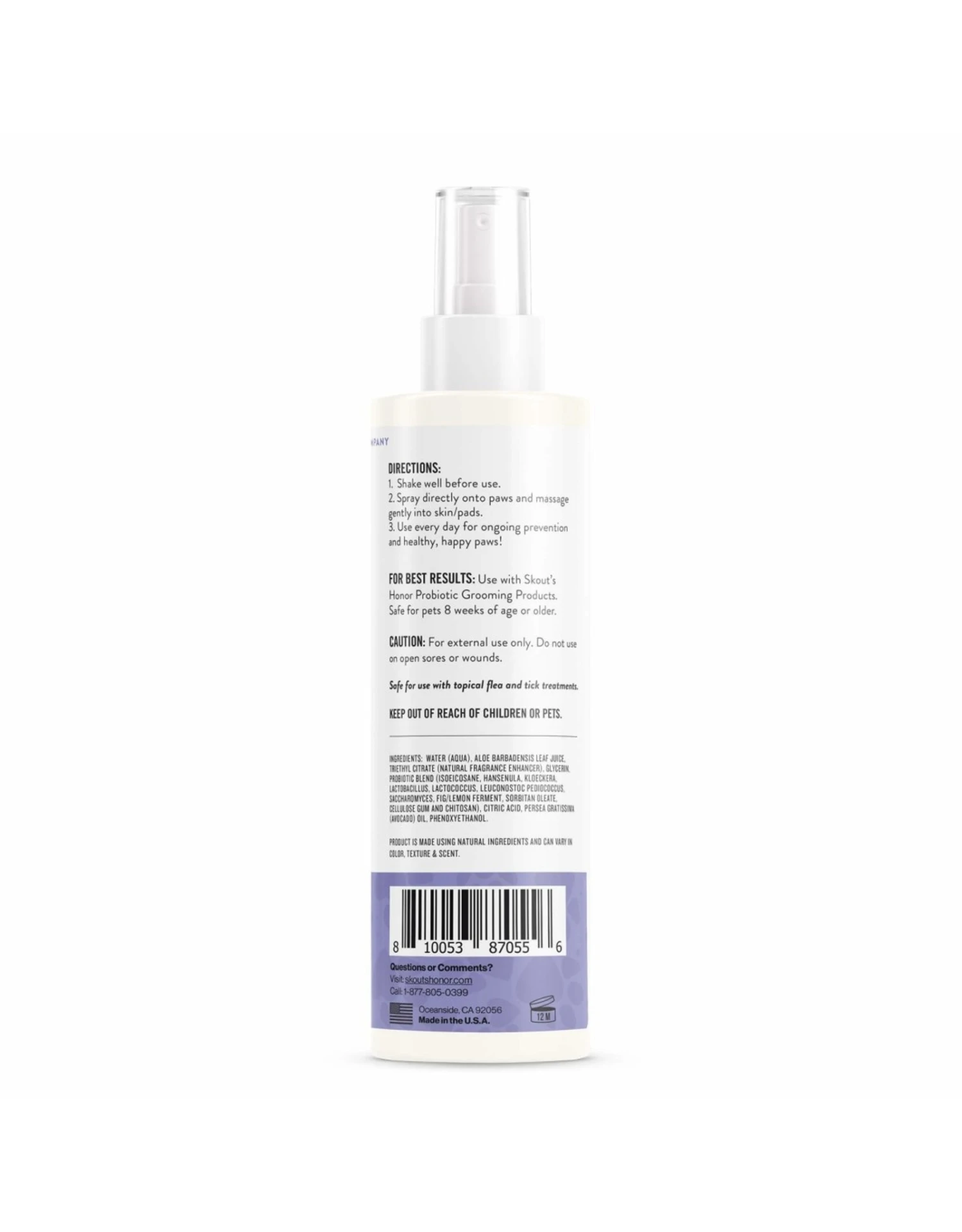Skout's Honor Probiotic Paw Spray 4 Skout's Honor Probiotic Paw Spray - Image 2