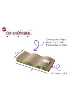 Spot - Ethical Pet Products Wave Cat Scratcher 17" | Cat -Quality Pet Supply Store spot ethical pet products wave cat scratcher 17 ca 1