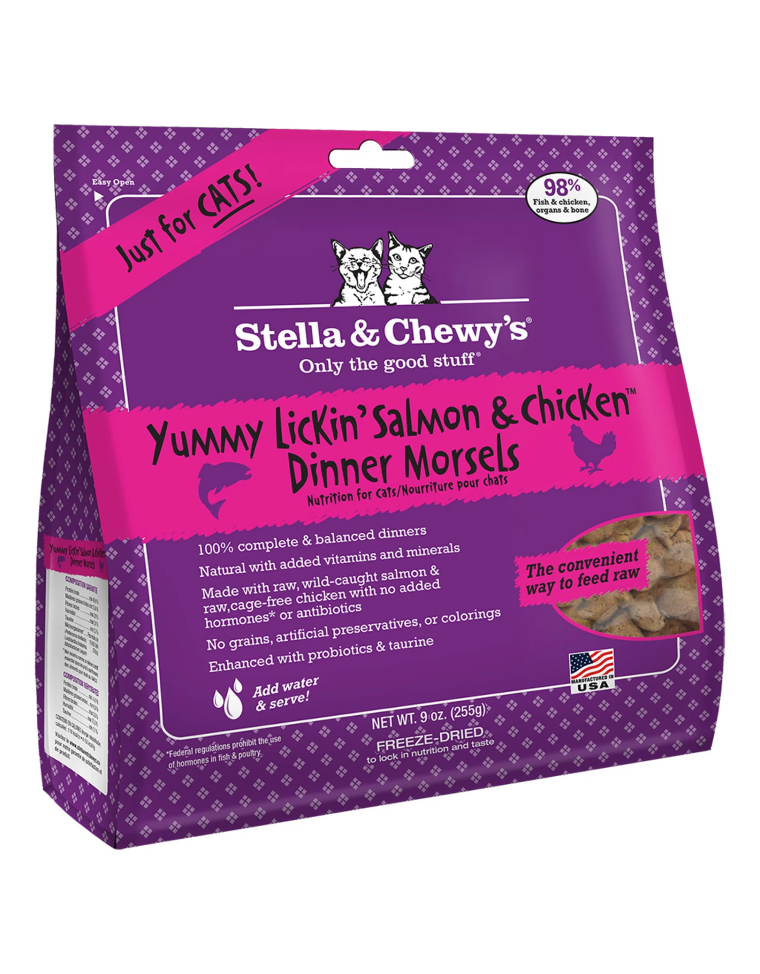 Stella & Chewy's FD Dinner Morsels Salmon & Chicken - Cat 4 Stella & Chewy's FD Dinner Morsels Salmon & Chicken - Cat - Image 2