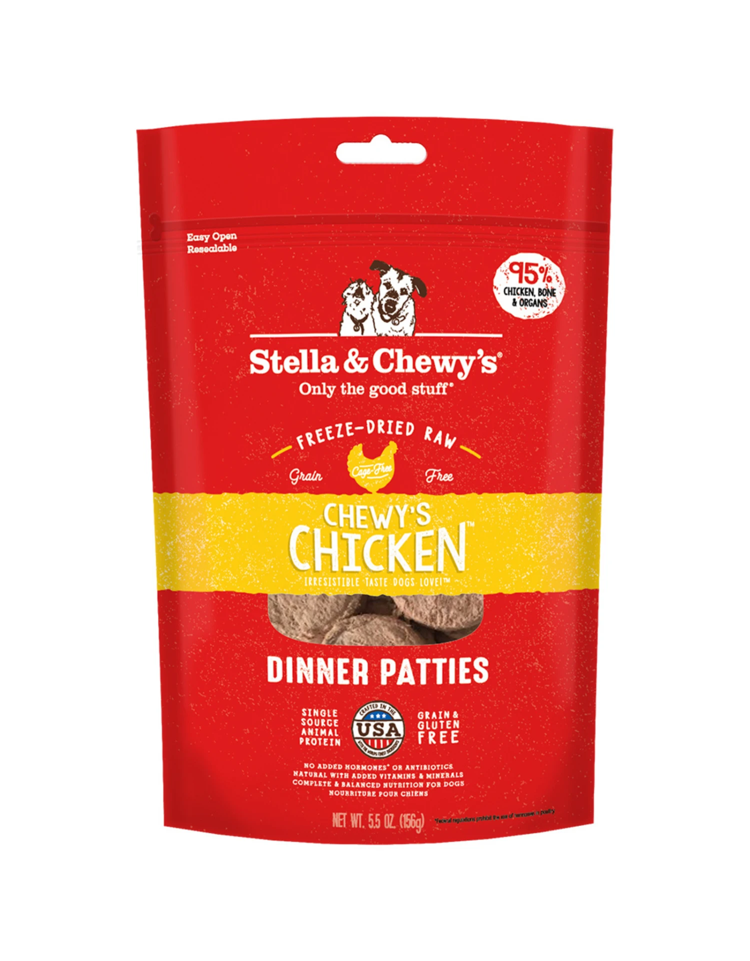 Stella & Chewy's FD Dinner Patties - Chewy's Chicken 4 Stella & Chewy's FD Dinner Patties - Chewy's Chicken - Image 2