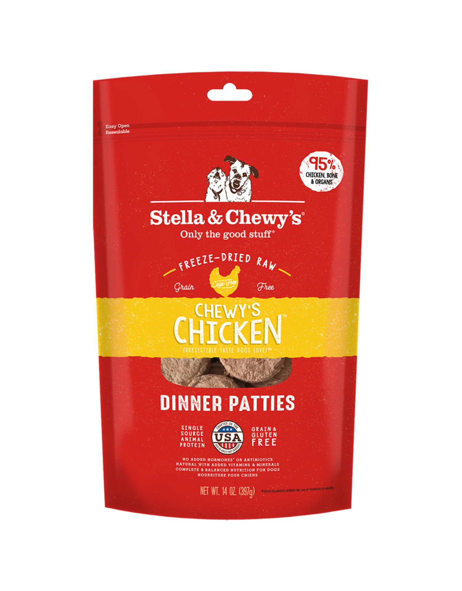 Stella & Chewy's FD Dinner Patties - Chewy's Chicken 3 Stella & Chewy's FD Dinner Patties - Chewy's Chicken