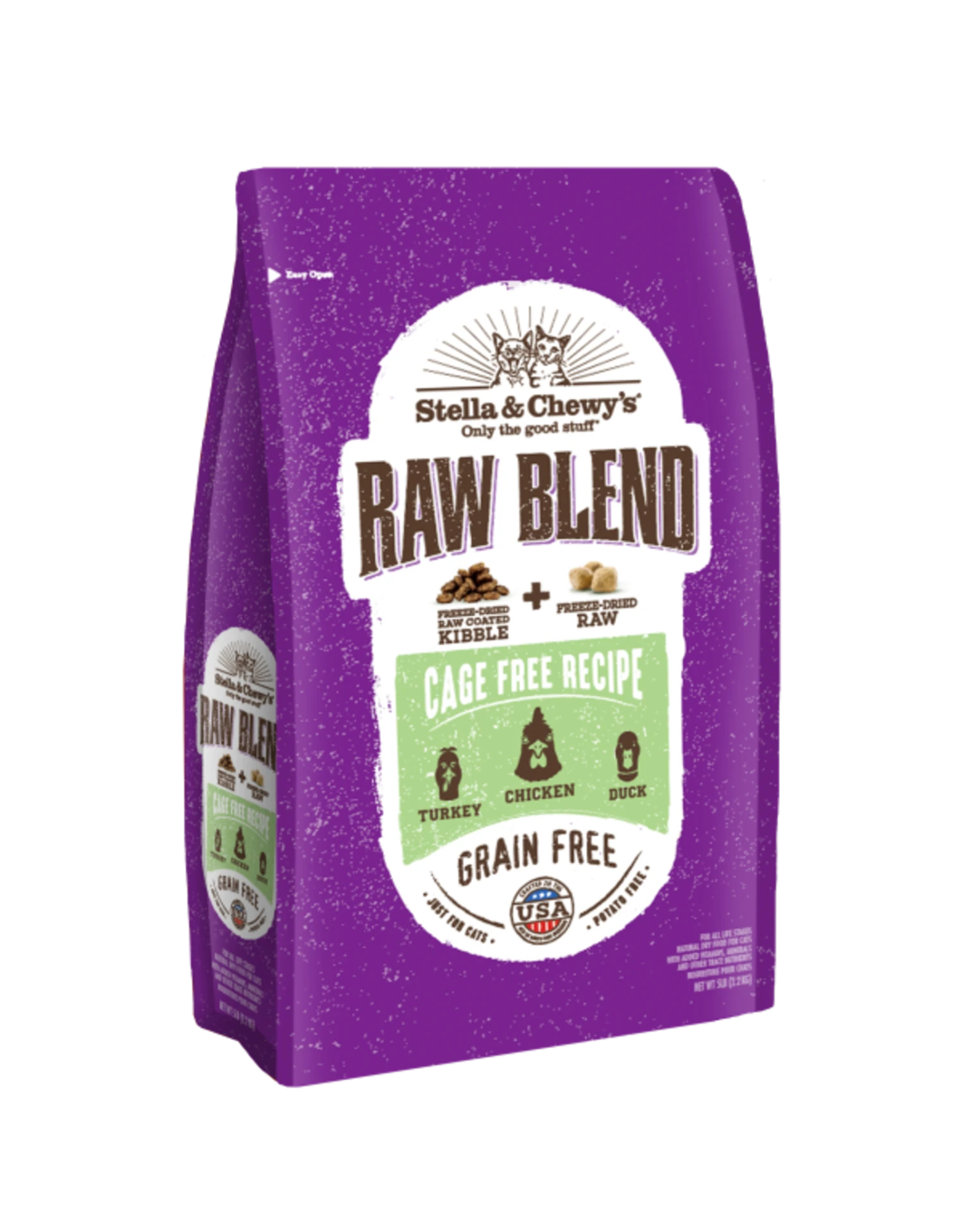 Stella & Chewy's Raw Blend GF CageFree Poultry Recipe 5 Lb 3 Stella & Chewy's Raw Blend GF CageFree Poultry Recipe 5 Lb