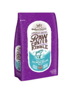 Stella & Chewy's Raw Coated Kibble GF Wild Caught Salmon 5 Lb