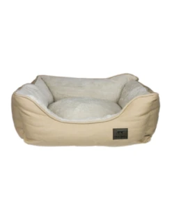 Tall Tails Bolster Bed Khaki MD 24x21x8