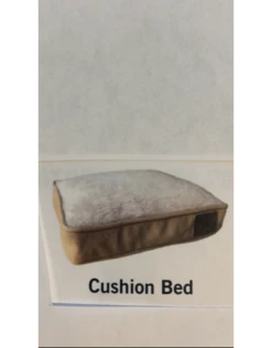 Tall Tails Cushion Bed - Khaki - LG 36x23x3