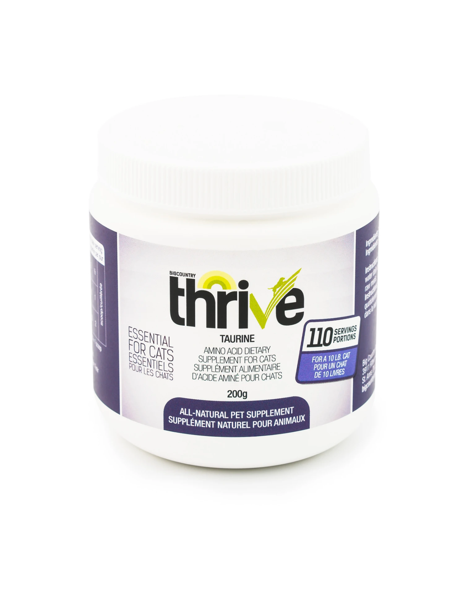 Thrive Taurine For Cats 200g 3 Thrive Taurine For Cats 200g