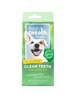 TropiClean Fresh Breath Clean Teeth Gel 4 Oz