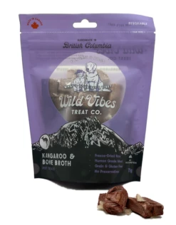 Wild Vibes Treat Co. Kangaroo & Bone Broth Treats 75g