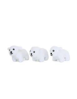 ZippyPaws Miniz Polar Bears 3 Pc