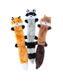 ZippyPaws Skinny Peltz Squeaker Toy Large 3 Pc